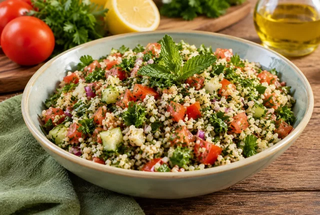 Foto ilustrativa de Salada de Tabule – Receita Fit Saudavel