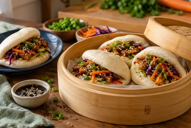 Foto ilustrativa de Pão Bao Chinês Vegano