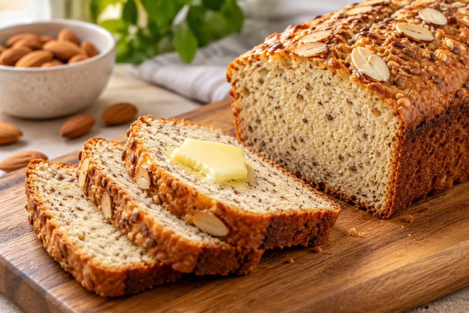 Foto ilustrativa de Pão Cetogênico, sem carbo!