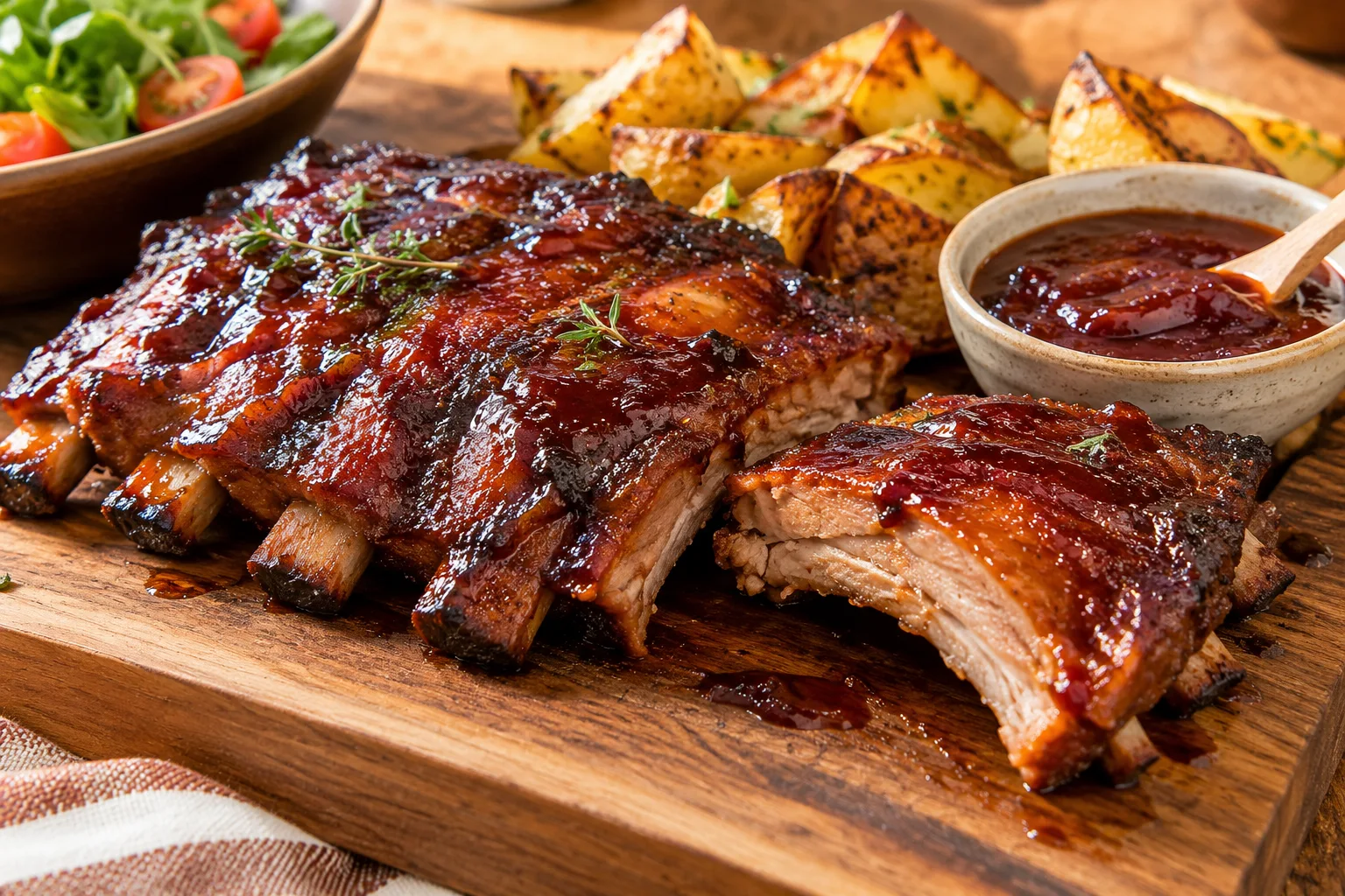 Foto ilustrativa de Costelinha Suína com Molho Barbecue de Goiabada | Receita Fácil e Deliciosa