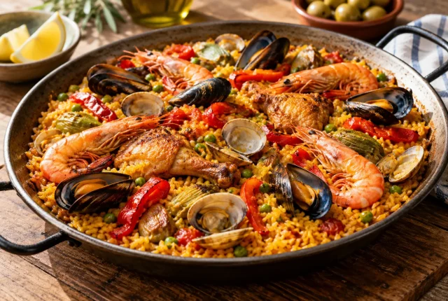Foto ilustrativa de Paelha valenciana original!