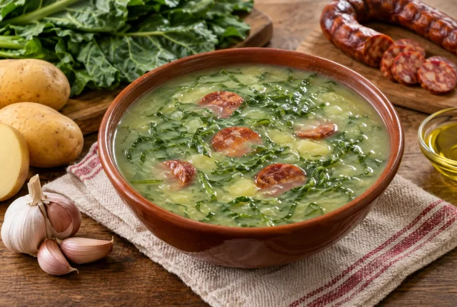 Foto ilustrativa de Caldo Verde Português