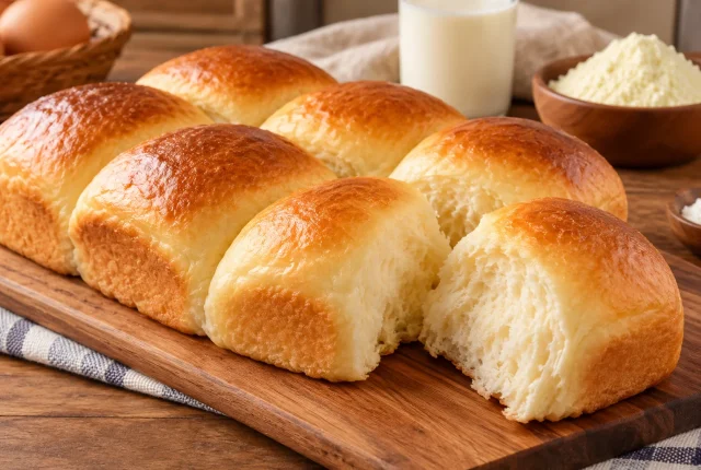 Foto ilustrativa de Pão de leite em pó proteico