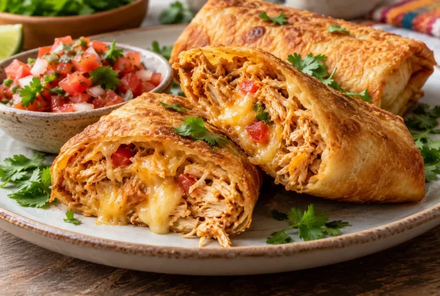 Foto ilustrativa de Aprenda a Fazer Chimichangas de Frango do Deadpool