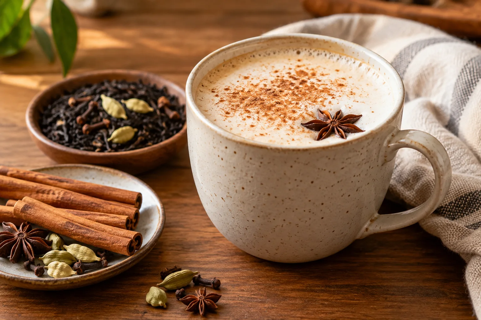 Foto ilustrativa de Chai Latte