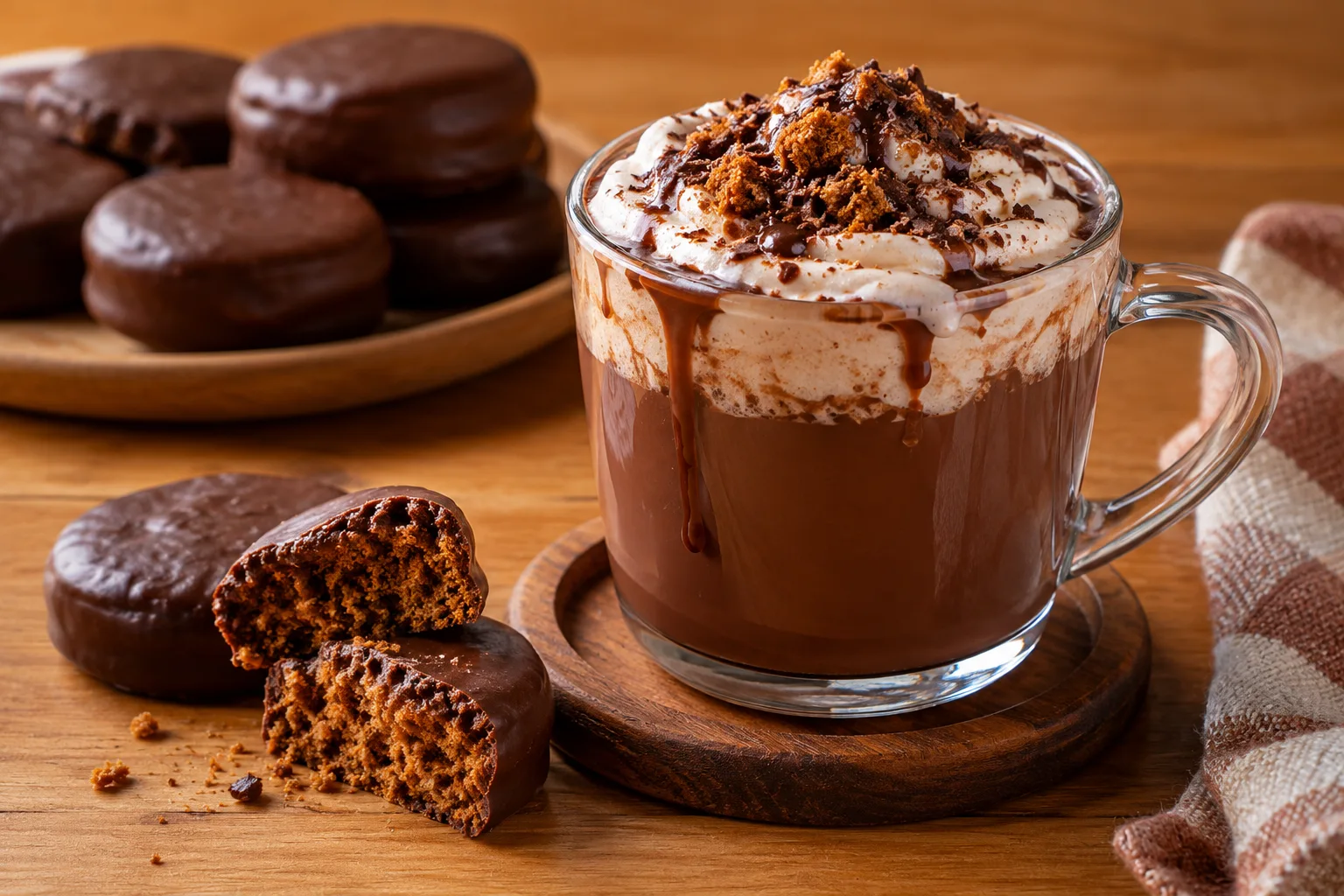 Foto ilustrativa de Chocolate Quente Pão de Mel