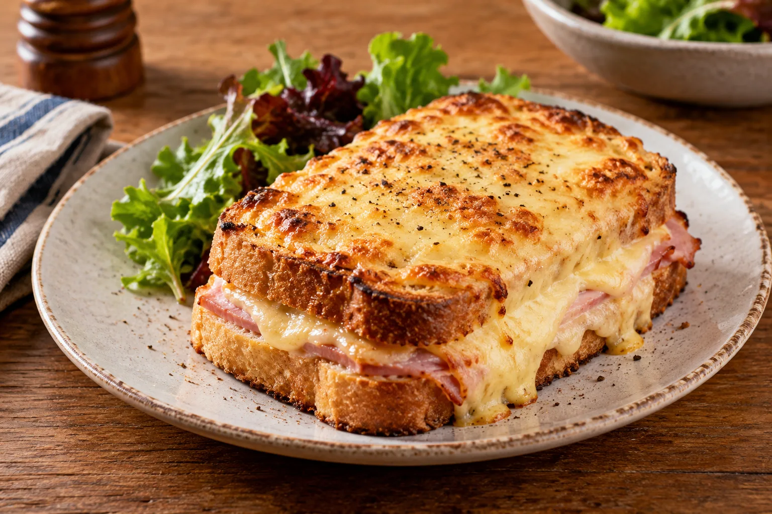 Foto ilustrativa de Croque Monsieur – Misto Quente Francês
