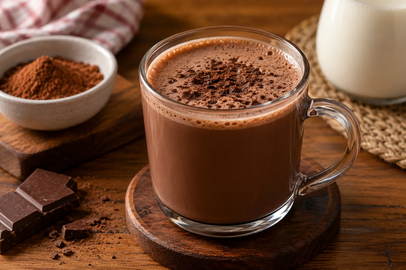 Foto ilustrativa de Chocolate Quente Nescau