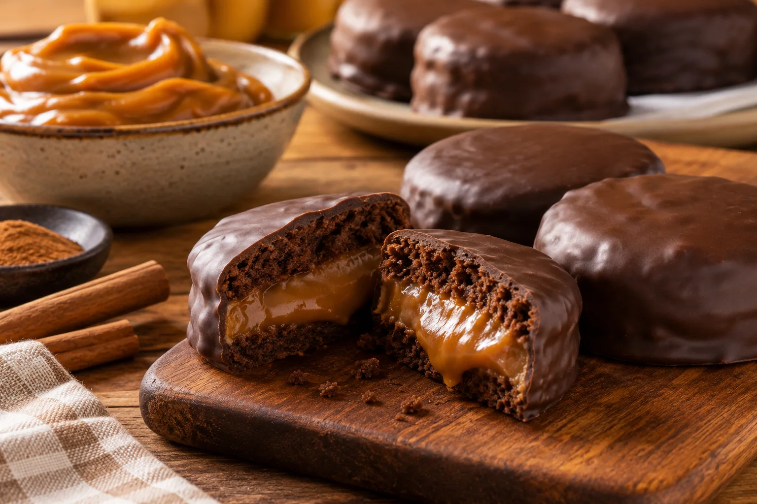 Foto ilustrativa de Pão de Mel recheado com doce de leite