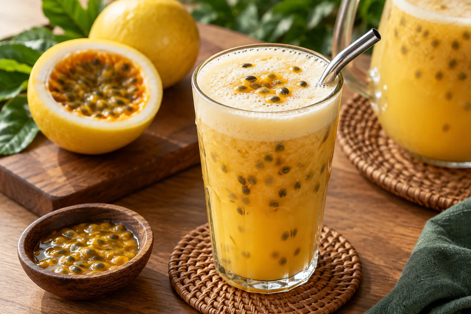 Foto ilustrativa de Mate Suíço de Maracujá