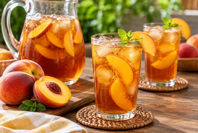 Foto ilustrativa de Iced Tea de Pêssego
