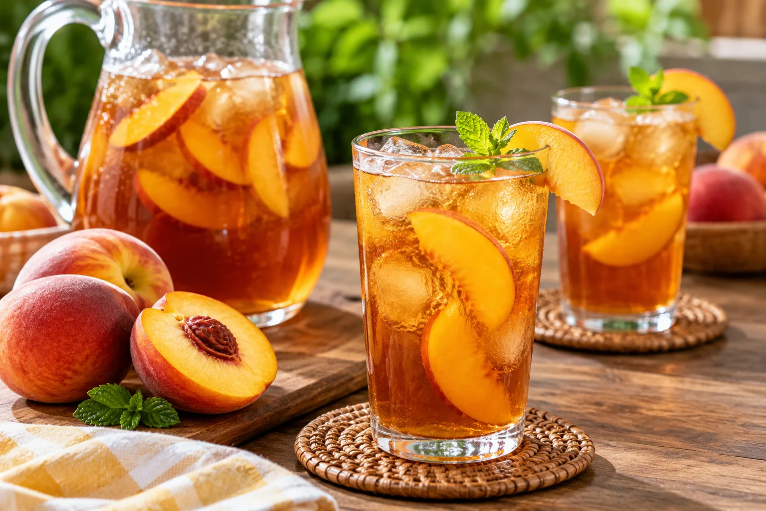 Foto ilustrativa de Iced Tea de Pêssego