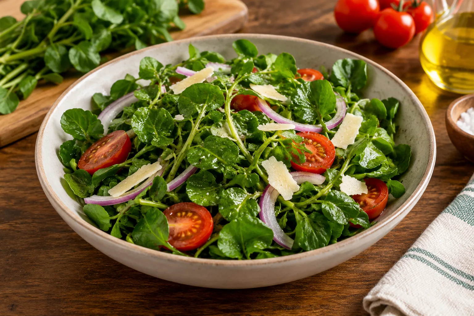 Foto ilustrativa de Salada de Agrião