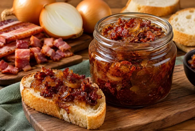 Foto ilustrativa de Geleia de Bacon com Cebola Caramelizada