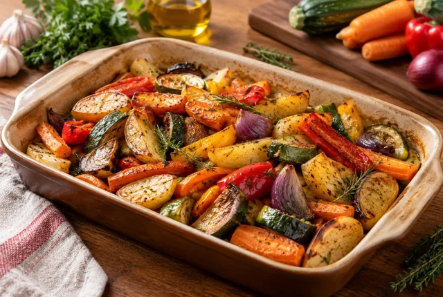 Foto ilustrativa de Legumes Assados