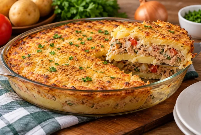 Foto ilustrativa de Torta de Atum com Batata