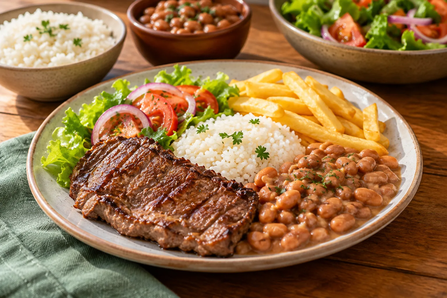 Foto ilustrativa de Almoço Completo Muito Fácil